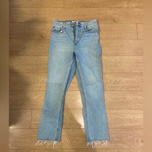 Abercrombie Curve Love 90s Slim Straight Ultra High Rise Size 28/6